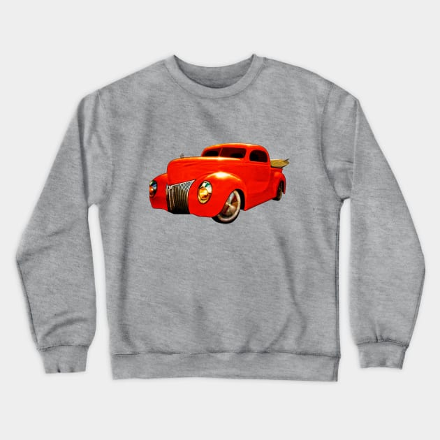 40 Ford Surf Pickup Crewneck Sweatshirt by vivachas